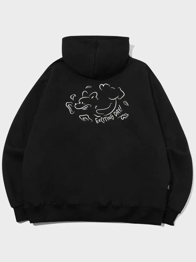 Exciting Day Embroidered Hoodie Black - CPGN STUDIO - BALAAN 2