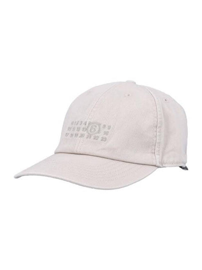 Numbering Logo Cotton Ball Cap Ivory - MAISON MARGIELA - BALAAN 2