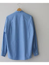 Washed Pins Twill Long Sleeve Shirt Blue - AURALEE - BALAAN 3