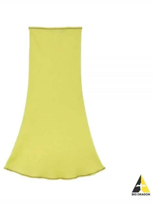 Dydine Fitted Skirt in Lime SKDY SL SP24 - BASERANGE - BALAAN 1