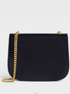 Chain Besace Triomphe Leather Shoulder Bag Black - CELINE - BALAAN 4