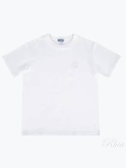 CD Icon Relaxed Fit Organic Cotton Short Sleeve T-Shirt White - DIOR - BALAAN 2