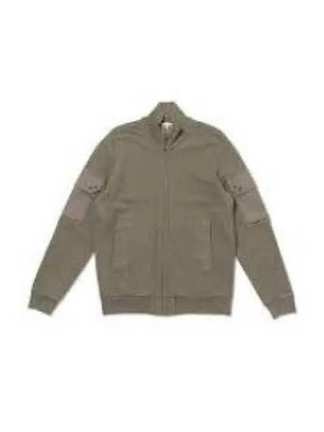 Felpa Aperta Zip-up Jacket Khaki - TEN C - BALAAN 2