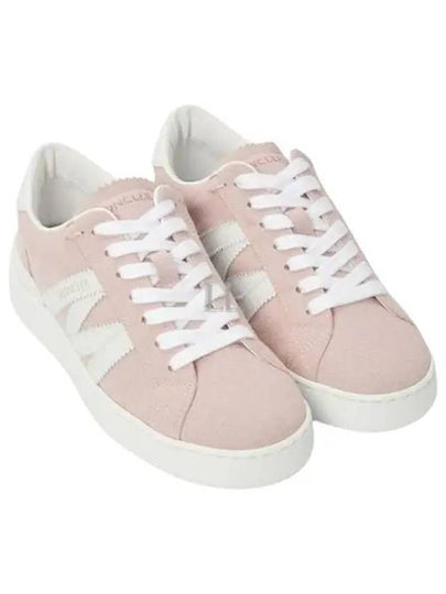 Monaco Trainer Low Top Sneakers Light Pink - MONCLER - BALAAN 2