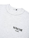 NX Logo Long Sleeve T-Shirt Melange Grey - YOUCHE PRET A PORTER - BALAAN 4