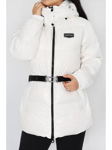 Women s Duck Down Padded Jacket Aloro Belted Heavy VDDJ96036 WHS - DUVETICA - BALAAN 1