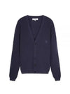 Bold Fox Head Cardigan Navy - MAISON KITSUNE - BALAAN 2