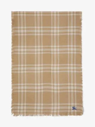 Reversible Check Pattern Scarf Camel - BURBERRY - BALAAN 2