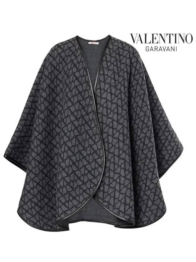 Toile Iconographe Cape Black - VALENTINO - BALAAN 3