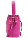 Mon Tresor Small Leather Bucket Bag Pink - FENDI - BALAAN 4