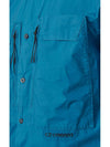 Cotton Popeline Over Long Sleeve Shirt Blue - CP COMPANY - BALAAN 7