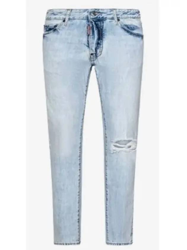 Cool Guy Distressed Skinny Jeans Blue - DSQUARED2 - BALAAN 2