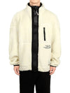 Maison Men's Eco Shearling Jacket White - MAISON MIHARA YASUHIRO - BALAAN.