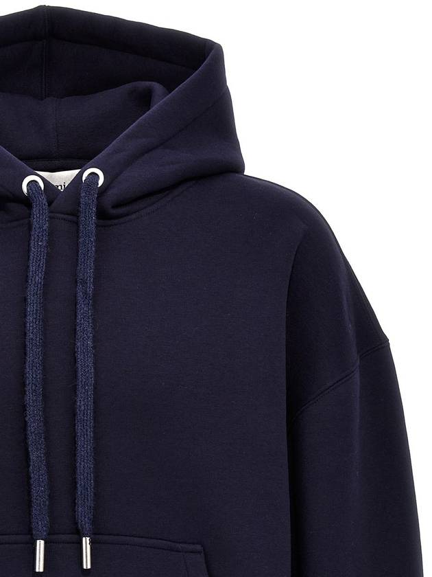 Label Hoodie Navy - AMI - BALAAN 4