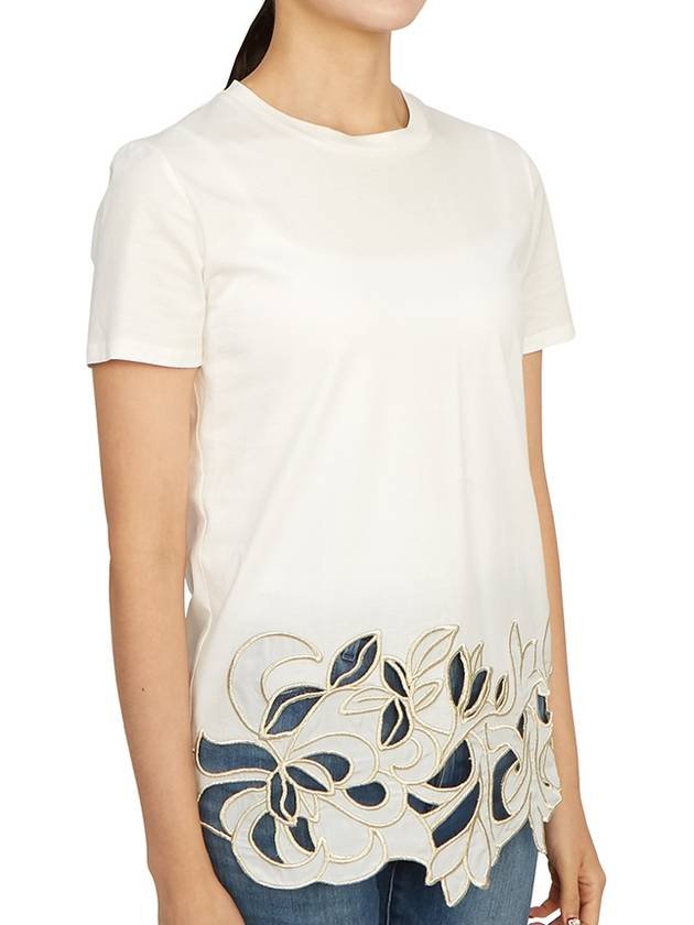 Vetta Short Sleeve T-Shirt White - MAX MARA - BALAAN 4