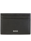 Logo Stamp Leather Card Wallet Black - HUGO BOSS - BALAAN 2