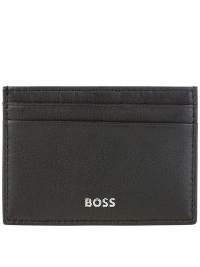 Logo Stamp Leather Card Wallet Black - HUGO BOSS - BALAAN 2