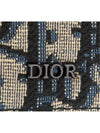 Compact Wallet Beige & Black  Oblique Jacquard - DIOR - BALAAN 5