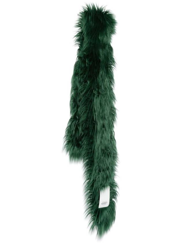 Ruslan Baginskiy Green Fur Scarf - RUSLAN BAGINSKIY - BALAAN 1