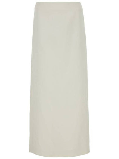 High Waist Straight Hem Maxi Skirt 13E831773145_BEIWHIMAS - SALVATORE FERRAGAMO - BALAAN 2