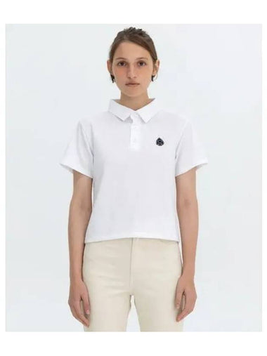 EMBLEM PATCH POLO TEE white - BENSIMON - BALAAN 1