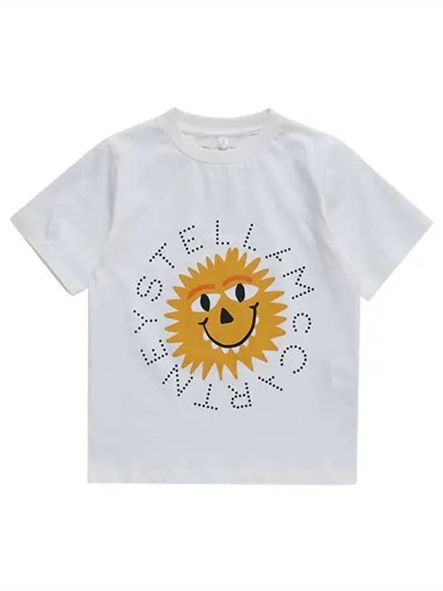 Stella McCartney TT8S01 Z0434 101 Children s Short Sleeve T Shirt - STELLA MCCARTNEY - BALAAN 2