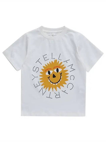 Stella McCartney short sleeve tshirt TT8S01 Z0434 101 sun print kids short sleeve tshirt - STELLA MCCARTNEY - BALAAN 1