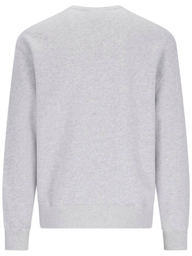 College Fox Print Sweatshirt Light Grey - MAISON KITSUNE - BALAAN 3