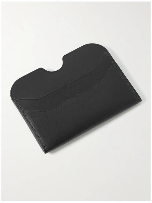 Silver Logo Card Wallet Black - ACNE STUDIOS - BALAAN 4