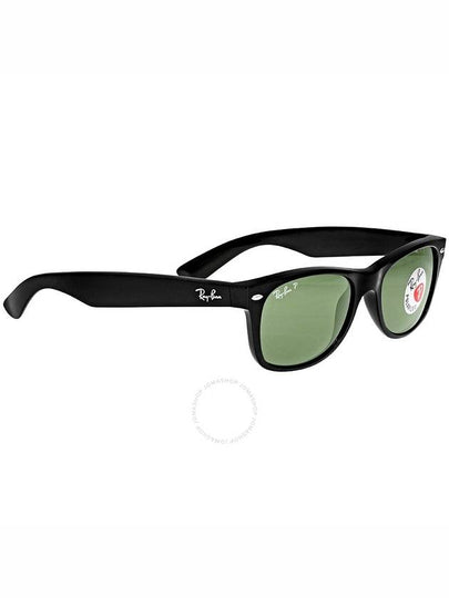 Ray Ban New Wayfarer Classic Polarized Green Unisex Sunglasses RB2132 901/58 52 - RAY-BAN - BALAAN 2