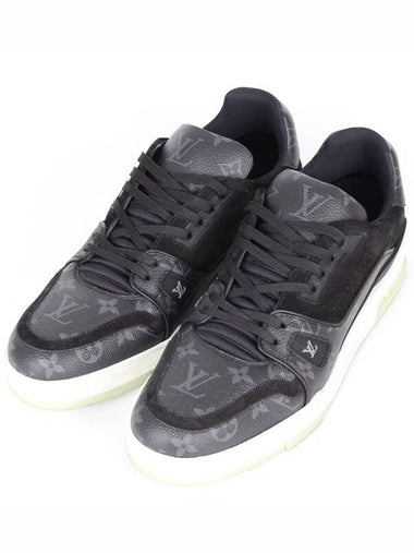 LV trainer sneakers black 9 280 - LOUIS VUITTON - BALAAN 1