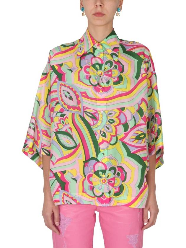 printed silk blouse - DOLCE&GABBANA - BALAAN 2