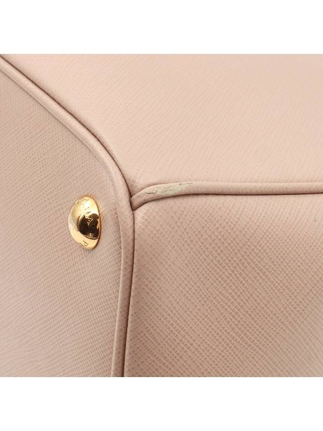 Pink Beige Saffiano Lux Gold Triangle 2WAY BN2274 - PRADA - BALAAN 7