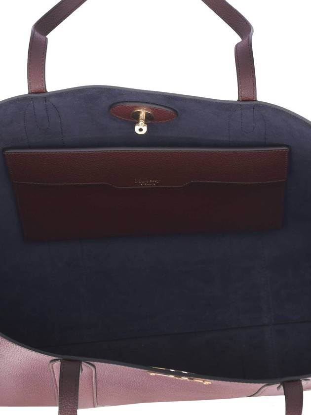 Bayswater Classic Grain Small Tote Bag Oxblood - MULBERRY - BALAAN 5