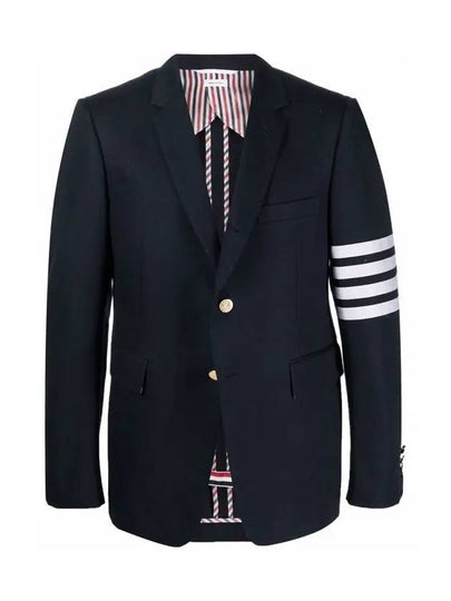 Diagonal Armband Cotton Shooting Engineer Classic Jacket Navy - THOM BROWNE - BALAAN 2