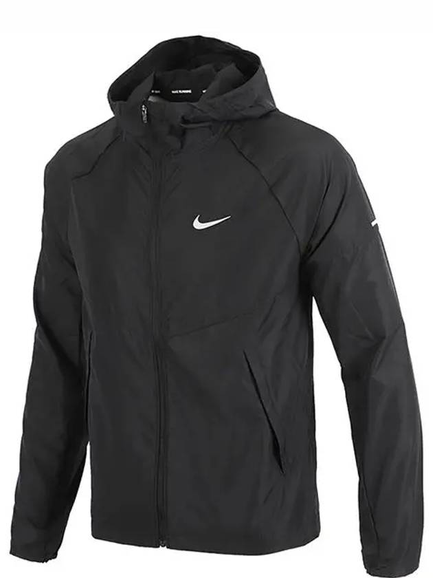 Repel Miler Hoodie Windbreaker Black - NIKE - BALAAN 3