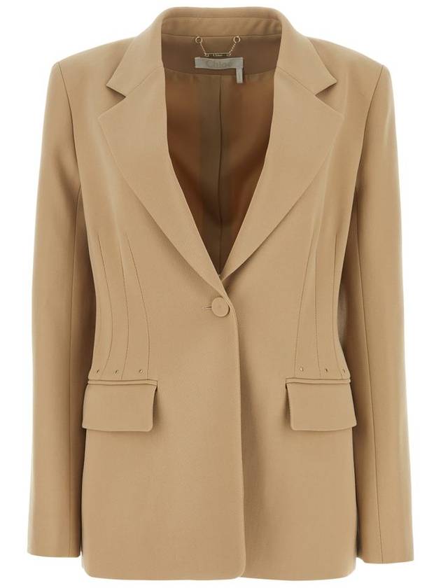 Outerwear CHC23AVE09063 278 PEARLBEIGE - CHLOE - BALAAN 2