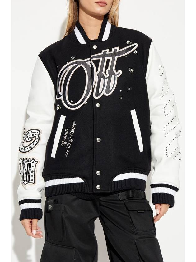 Off-White Jacket With Logo, Women's, Black - OFF WHITE - BALAAN 3