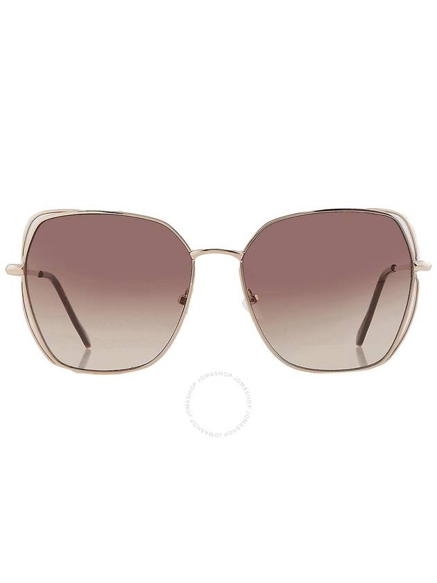 Guess Factory Gradient Brown Browline Ladies Sunglasses GF0416 32F 60 - GUESS - BALAAN 1