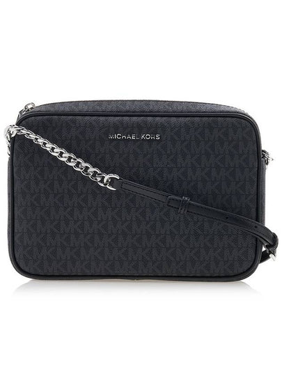 Jet Set Large Logo Canvas Cross Bag Black - MICHAEL KORS - BALAAN 2