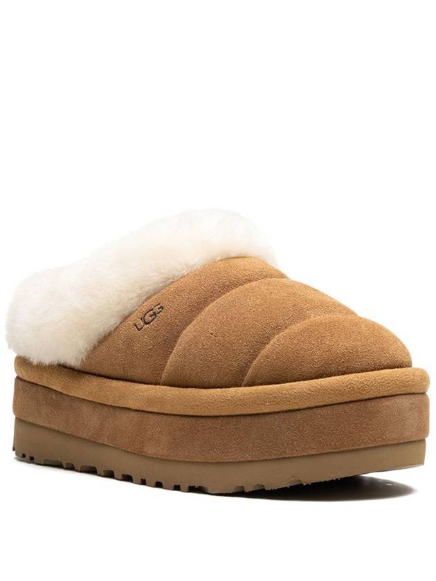 Tazzlita Logo Suede Slippers Chestnut - UGG - BALAAN 3