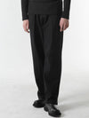 Reverse Pintuck PK Banding Wide Slacks Black - CODE I'M - BALAAN 1