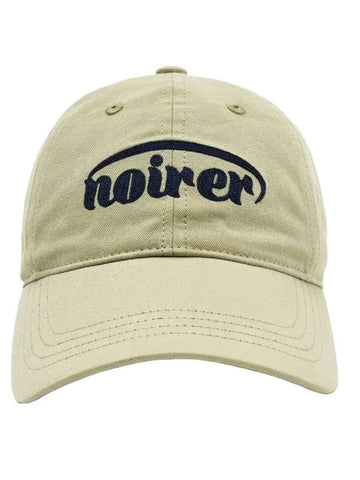 Brushed Applique Cap Beige - NOIRER FOR WOMEN - BALAAN 1