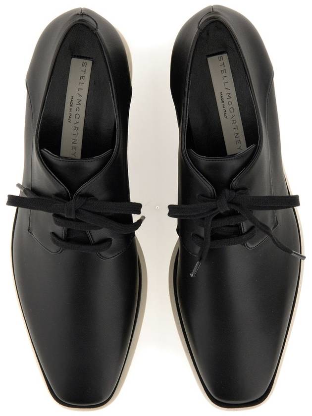 Ellis Logo Platform Derby Black - STELLA MCCARTNEY - BALAAN 7