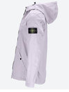 811510110 V0060 Wappen Patch Zip up Shirt Over Hooded Jacket Light Gray Men s TTA - STONE ISLAND - BALAAN 5