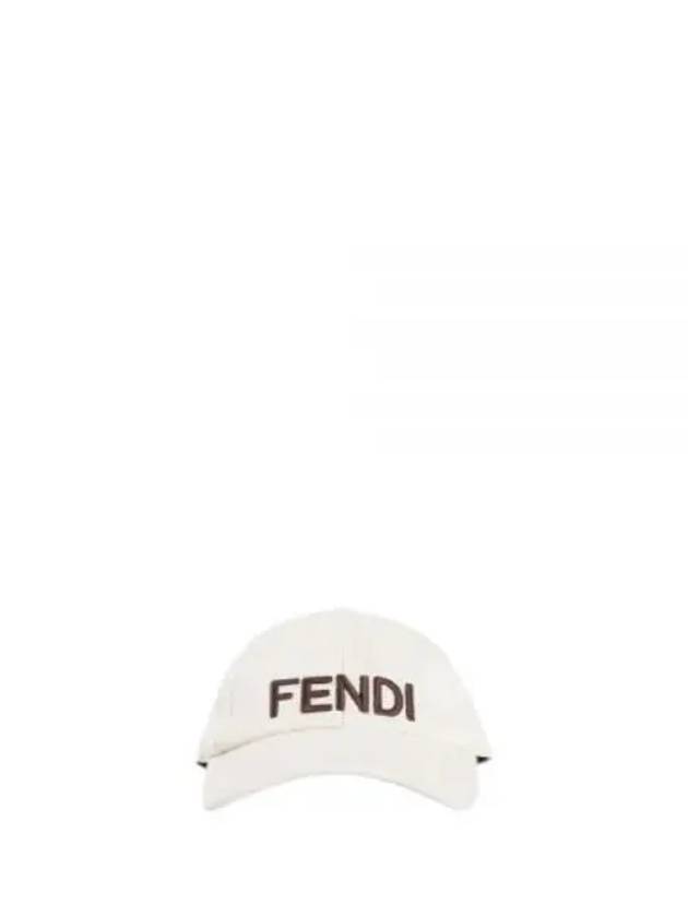 Pequin Canvas Ball Cap Beige - FENDI - BALAAN 2