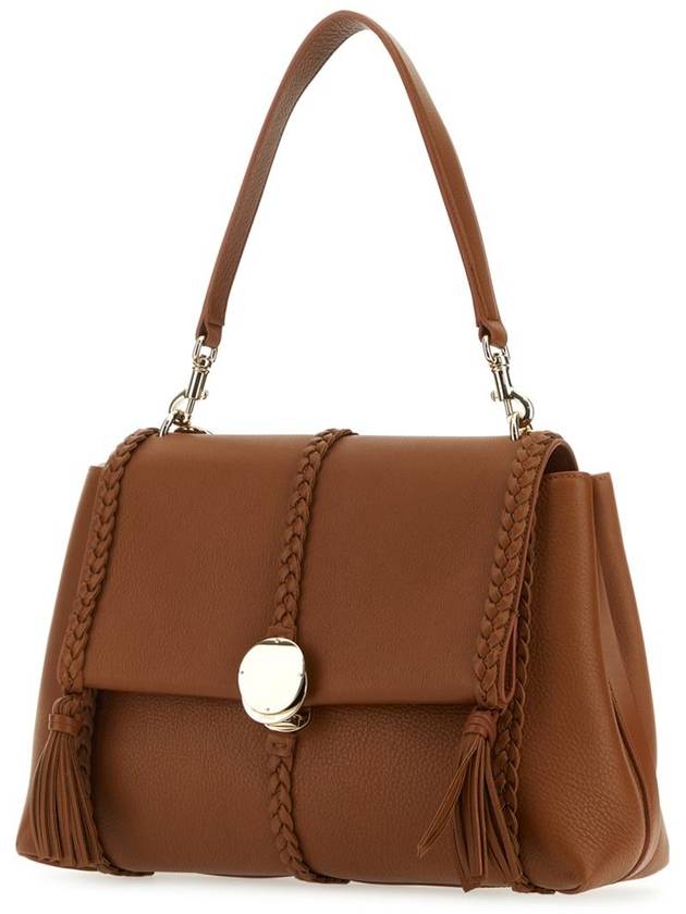 Penelope Leather Shoulder Bag Brown - CHLOE - BALAAN 3