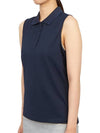 Collar Pleated Sleeveless Navy - G/FORE - BALAAN 3