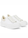 Deck Lace-up Plimsoll Low-top Sneakers White - ALEXANDER MCQUEEN - BALAAN 2