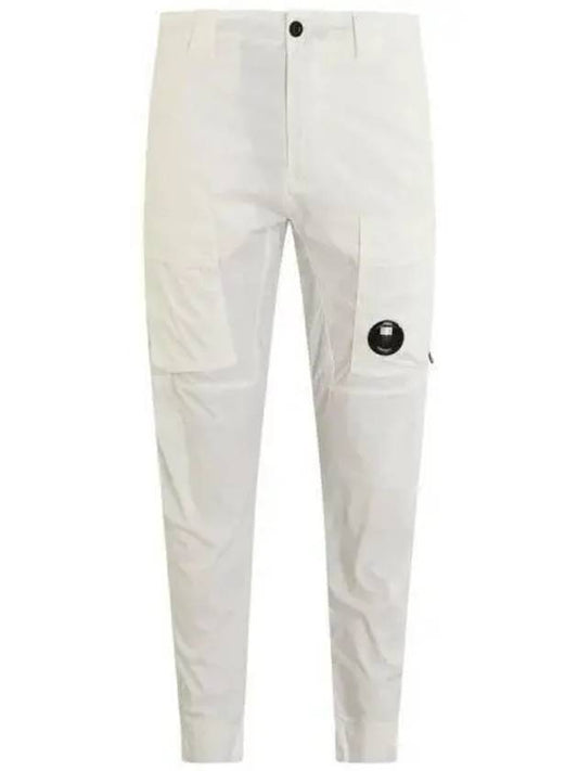 Lens Detail Cargo Pants White - CP COMPANY - BALAAN 2